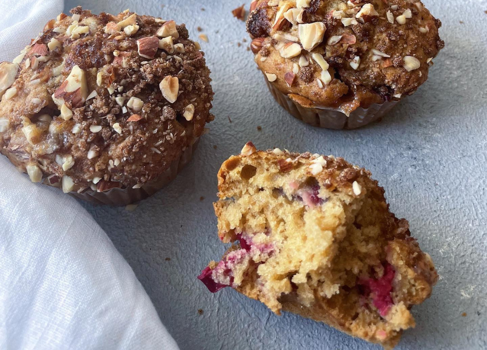 Rhubarb Muffins