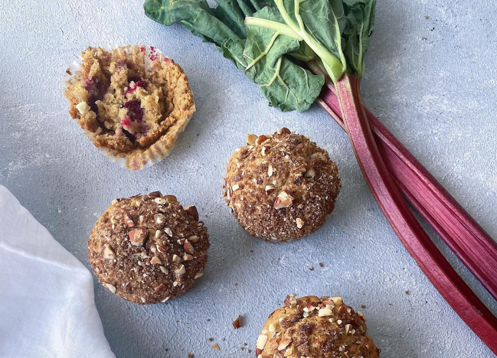 Rhubarb Muffins