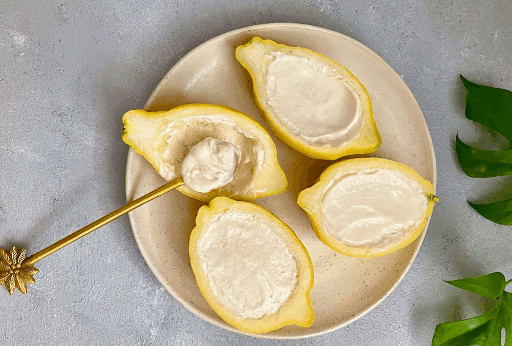 Vegan Lemon Possets